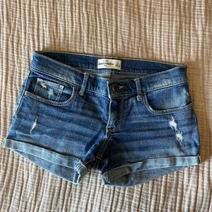 abercrombie kids jean shorts